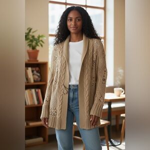 Angel of the North cream sweater